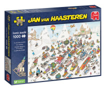 Jan Van Haasteren It's All Going Downhill Pussel 1000 bitar, Jumbo