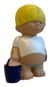 Gustavsberg - Figurin världens barn Nordisk kille väst Unicef design Lisa Larson
