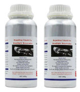 Bilstrålkastarrenovering, polymerformel, 800 ml kapacitet, 2 st 800 ml vätska
