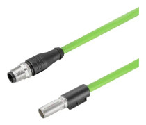 Weidmüller 2503770150, 1,5 m, Cat6a, M12
