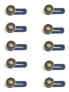 Justerbara midjeförlängningsknappar för jeans, (10-pack)