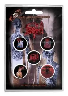 Death - BUTTON BADGE PACK: ALBUMS (RETAIL PACK)