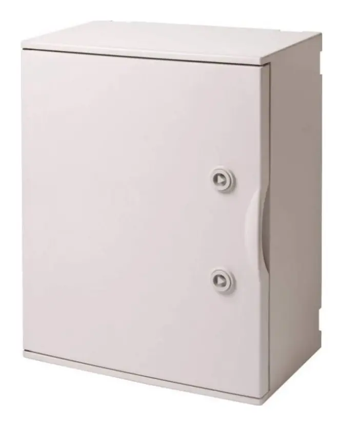 Elettrocanali PV polyesterkapsling med solid dörr 325x430x185 utan plåt 1000V DC EC625002
