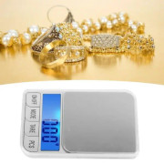 HURRISE Pocket Digital Personvåg Fick Digital Våg 100g/001g High Precision Mini Gram Scale Po tvättpaket