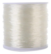 80m elastisk sladd 1mm elastisk sladd hantverkssladd elastisk tråd (transparent, 80m)