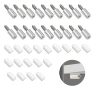 Hylla klämstift 18 set, skiljeväggsstift hyllkonsol stift
