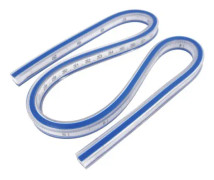 Flexibelt mätverktyg för kurvlinjal, 60 cm