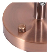 E27 Modern Vintage Taklampa Vägglampa Glödlampa Hållare Sockel 180° Roterande Röd Brons