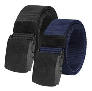 2PCS canvasbälte för män