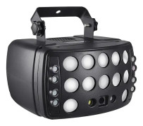 LED Scenljus, DMX512-läge, Musikalisk Ljudkontroll, Svart, EU-kontakt