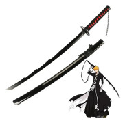 Katana-svärd, 104cm längd, trärollspelssvärd, C2 BLEACH