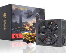 Grävarens strömförsörjning, 2000w hög effektivitet, anslutbar till 8GPU., 2000W