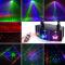 RGBW-laserljus, uppgraderad stroboskopeffekt, mini DJ-diskobelysning