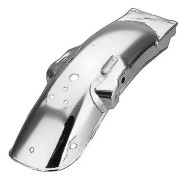 Motorcykel Krom Svart Fram Bakskärm Retro Cover Metallskydd För Honda Cg125 Cg 125 125cc Chrome Rear