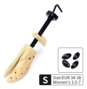 1 skostöd i trä Tvåvägs skostöd Skostöd Skostöd (S)
