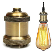 Vintage Lamphållare, Retro Hängande Lamphållare, Lamphållare, Retro Lamphållare, Hängande Adapter, För Hem Bar Kontor DIY Hängande Ljusarmatur
