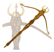 Replikabåge, 87cm, Trä och Metall, Guld
