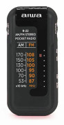Aiwa R-22BK, Personal, Analog, AM, FM, Analog, 3,5 mm, Svart