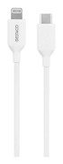DELTACO - Lightning-kabel - 24 pin USB-C hane till Lightning hane - 2 m - vit