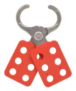 Ut Hasp Med Hål För Mcb Etc Red Finish Safety