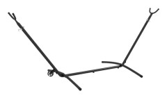 Hängmatta Stativ, Hängmatta Stativ Med Hjul, Hängmatta Stativ, Med Justerbar Krok, Bärväska, Maximal Belastning 220 Kg, Stål