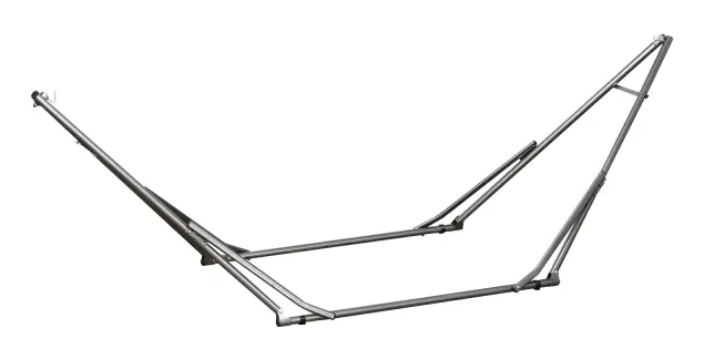 Hängmatta Ram För Hängmatta, Hopfällbart 2-I-1 Hängmatta Stativ, Klädhängare För Uteplats, Lastkapacitet Upp Till 120 Kg, 290 X 92 X 88 Cm