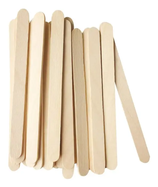 2024 Lämpliga 200 Popsicle Sticks Natural Craft Sticks Gör-det-själv-träpinnar Livsmedelsklass lämplig för hemlagad glass (ca 11,4 cm)