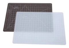 2st A5 PVC skärmatta 5 lager skärmatta för sömnad av papper skär hård PVC vit