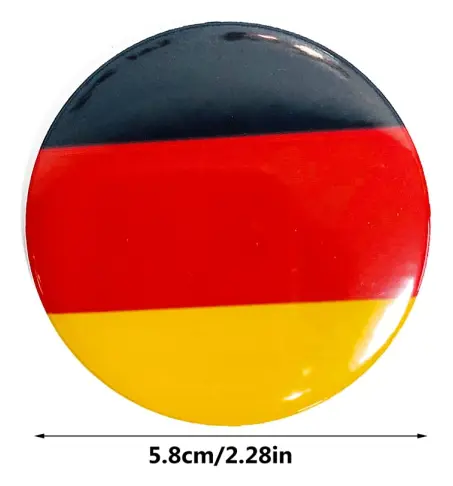 12-pack kanadensisk tysk flaggnål 5,8 cm kanadensisk tysk flaggnål Broschmärkesnål för kläddekoration