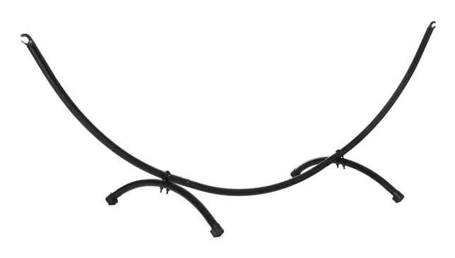 Hängmatta Ram För Hängmatta 3 M Hängmatta Stativ Med Dragrep Garden Beach Stålram Svart 300 X 90 X 100 Cm