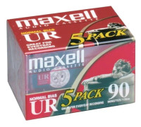 Maxell UR-90 5pk, 90 min, 5 styck