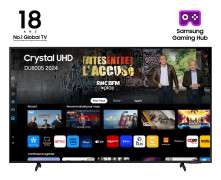 Samsung TU75DU8005K - 75" Diagonal klass DU8005 Series LED-bakgrundsbelyst LCD-TV - Crystal UHD - Smart TV - Tizen OS - 4K UHD (2160p) 3840 x 2160 -