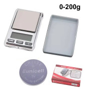 Digital mini våg 0,01g - 200g ink batteri CR2032 pocketscale .