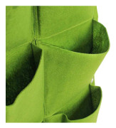 36-ficks vertikal planter, grön - 38 tum x 38 tum vertikal väggplanter i filt