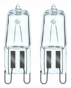 G9-lampa för ugn, halogen, 40W, 230V, 300°C tålig, 2-pack