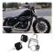 Motorcykelhjälmlås, Motorcykelhjälmlås, 22mm styre, Universal Motorcykelhjälmsäkerhet