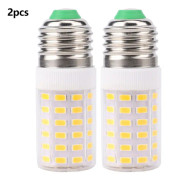 2-pack E27 7W 5730smd 66LED AC100-265V LED-majslampor för hem, sovrum, kök