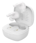 Belkin SoundForm Motion - True wireless-hörlurar med mikrofon - inuti örat - Bluetooth - aktiv brusradering - ljudisolerande - vit