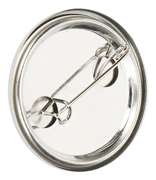 100 st tomma knappnålsknappar runda säkerhetsmärken emblemmedaljdelar tillbehör för hantverkspresenter souvenirer 32 mm/1,3 tum