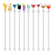 1 förpackning med 10 cocktaildrinkar Tropisk drinkmixer