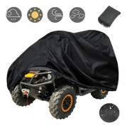 210D ATV-skydd för utomhusbruk, skyddande överdrag för fyrhjuling, campingbilsöverdrag för motorcykel, vattentätt, vindtätt, anti-UV 210120115cm