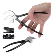 45# stål skomakare för skotillverkning Läderhantverk DIY-arbetsverktyg näbbform handmanövrerad