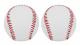 2ST Vuxen baseball mjukt läder Sportträning och träning Softball PU-läder baseball sydd T-boll Lämplig för träning träningsspel