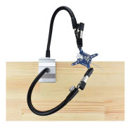 Multifunktionsstöd tredje hjälpande hand Två flexibla armar 30 cm C