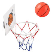 Mini Basket Hoop Set Väggfäste inomhus Basket Set För Barn Pojkar (vit)