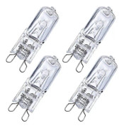 Set med 4 G9-lampor för halogenugn G9-ugn 25w glödlampa