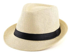 Unisex Fedorahatt Trilby Halmhatt Sommar Panama Strand Solkeps