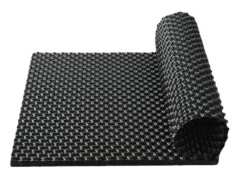 150x50cm Svart Universal Halkskyddande Matta för Bilar, Kök,