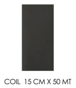 Film Adhesiv - Universell - Svart Prägling - 15 cm x 50 m - Motståndskraftig - Hållbar