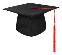 Unisex Examen Mössa, Justerbar Examen Mössa Examen Mössa för